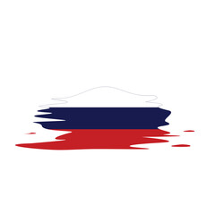 Russia State Flag Logo Vector