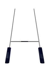 Digital png illustration of field goal on transparent background