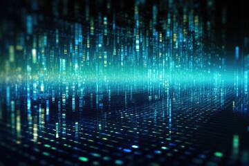 Cloud computing transfer big data on internet. futuristic digital technology .Generative AI