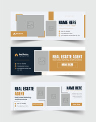 Home sale Real estate social media cover, web banner template, vector templates, Real estate agent cover
