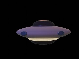 ufo in space, ufo, cartoon, icon, aliens