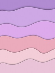 Abstract pastels color pink and purple paper cut style background