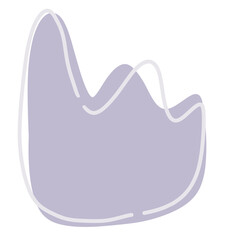 Light Purple Abstract Shape illustration Abstract Element