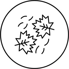 Leaves Falling Icon