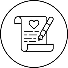 Wedding Contract Icon
