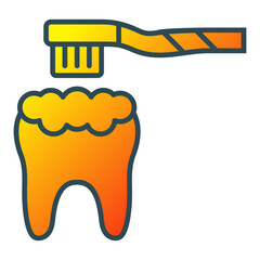 Teeth Brushing Icon
