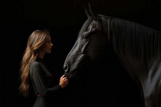Portraits of Harmony and Connection Between Human and Horse