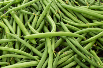 Green bean background. Healthy food. Black Eyed Peas. Veganism.