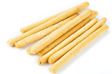 Fresh delicious grissini sticks