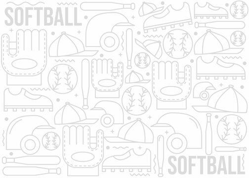 Softball pattern design