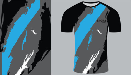 Vector Illustration of High-Quality Sports Jersey: Ideal for Sportswear Design Projects