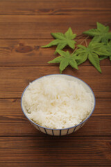 茶碗に盛り付けたごはん