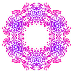 Beauty vector graphics of beautiful  gradient batik flower petals art with a luxurious and dynamic design 
