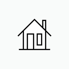 Home Icon. Residence Symbol - Vector