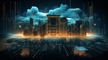 Building in Blockchain Network: A Dual-Layered Concept