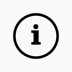 Info Sign. Information Center Icon. Help Desk Symbol - Vector.  