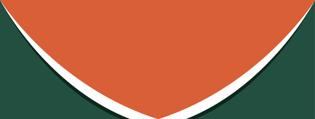Minimalist background with green and orange color.
