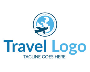Travel agency logo vector design