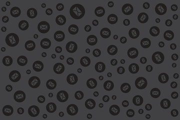background with mail pattern