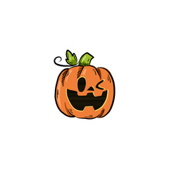 jack o lantern cartoon vector 16