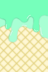 background with ice cream 