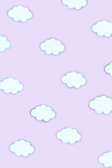 seamless background with clouds