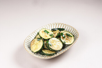 Hobak Bokkeum or Stir Fried Zucchini is A Simple Korean Side Dish.