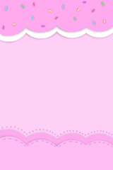 pink background with hearts
