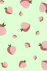 seamless pattern with apples