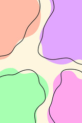 hand drawn illustration of an background