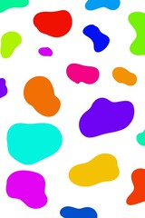 set of colorful splashes