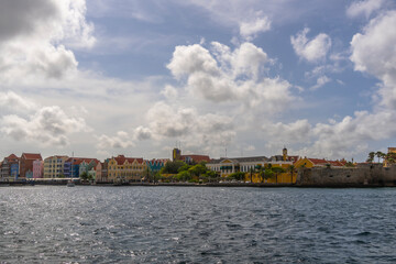 Picturesque view of downtown Willemstad - Curacao - Caribbean