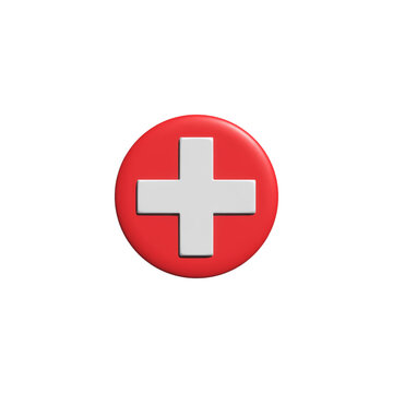 3d First aid kit icon png