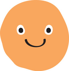 Cute Round Circle Emoticon