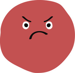 Cute Round Circle Emoticon