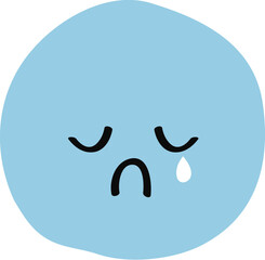 Cute Round Circle Emoticon