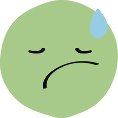 Cute Round Circle Emoticon