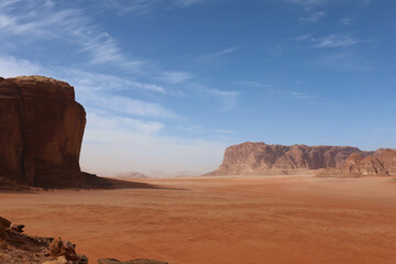 Fototapeta na wymiar Wadi Rum landscape