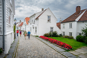 street in the city of Stavanger, Norway