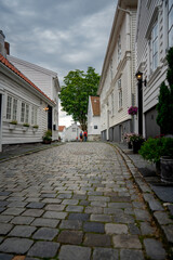 street in the city of Stavanger, Norway