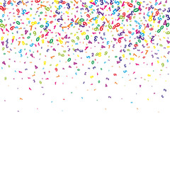 Concept of school background. Colorful childish