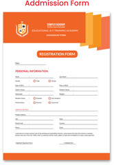 	
Professional creative letterhead design vector template for your business
