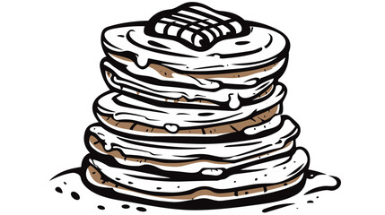 Delectable Pancake Image. Explore Fluffy and Golden Breakfast Delights in Exquisite Detail