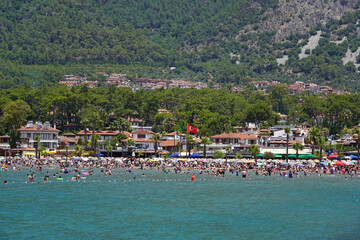 Marmaris Akyaka Town View in Muğla Türkiye	