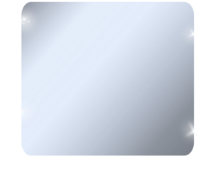 Glass Morphism with sparkling star background 