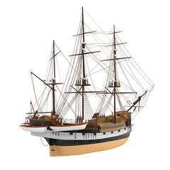 Sail Ship Isolated