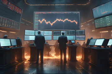 stock market graph rising. Generative AI﻿