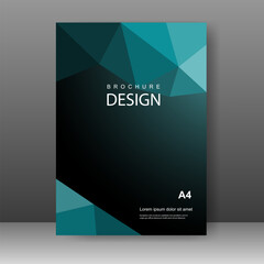 Fototapeta premium Book cover design modern. Annual report. Brochure template, catalog. Simple Flyer promotion. magazine. Vector illustration 