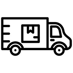 Delivery truck iocn style