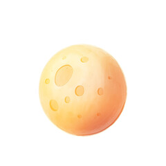 moon watercolor
